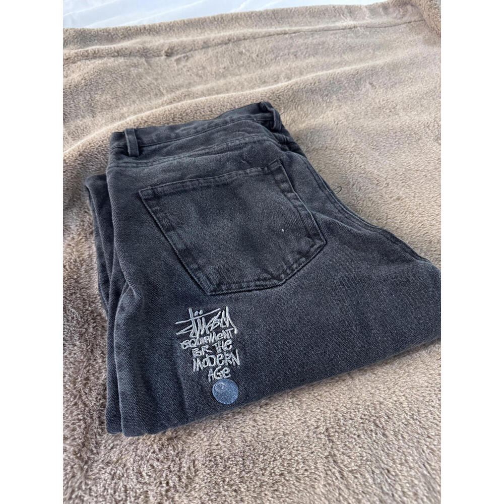 Stussy Quality Workgear Black Denim Jeans